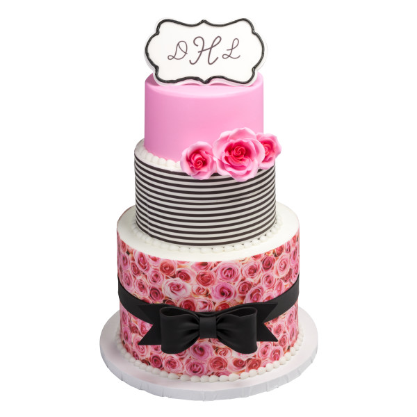 Black Stripes PhotoCake® Edible Image® Strips