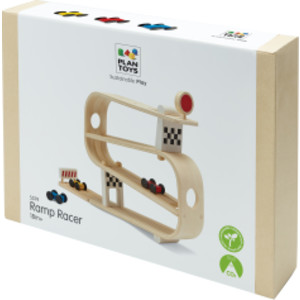 Wooden Ramp Racer Car Play Set
