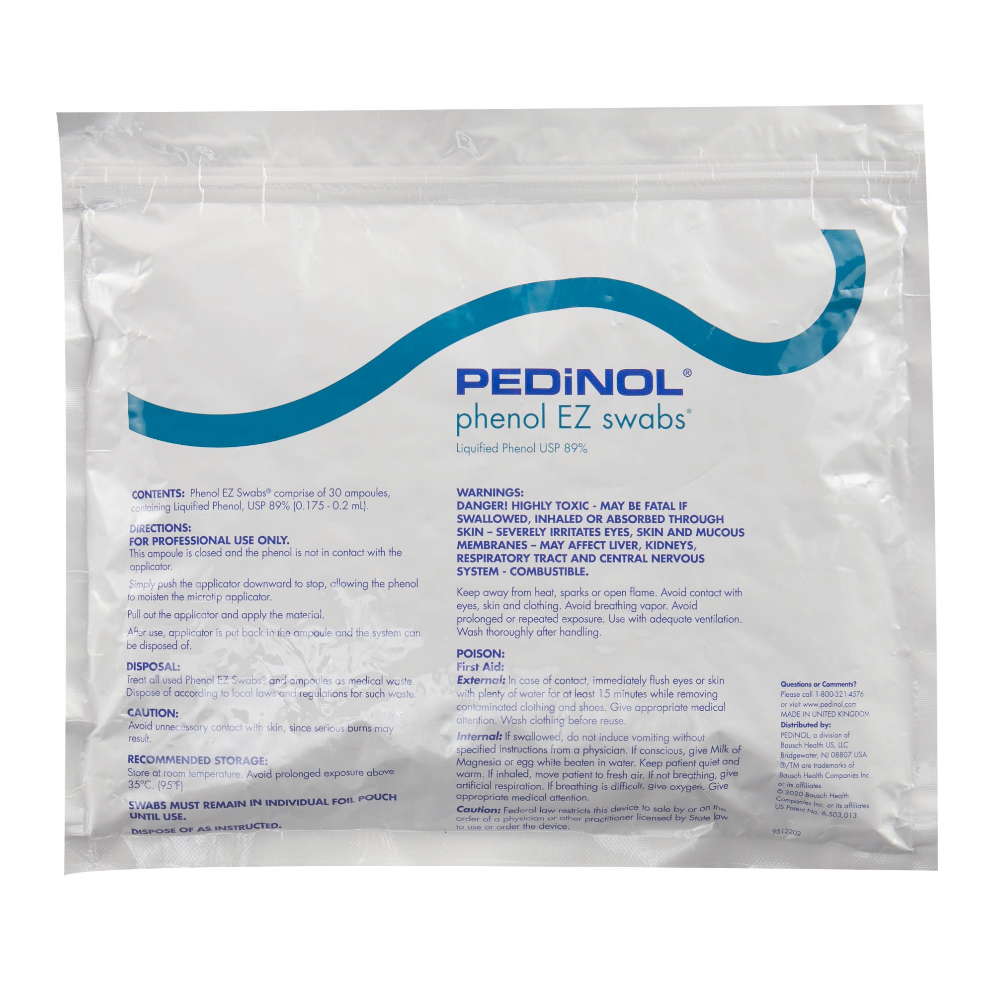 PEDiNOL Phenol EZ swabs® Topical Anesthetic