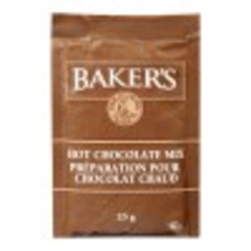  BAKER’S chocolat chaud instantané en poudre, sachets individuels – 2 boîtes x 50 sachets x 25 g 