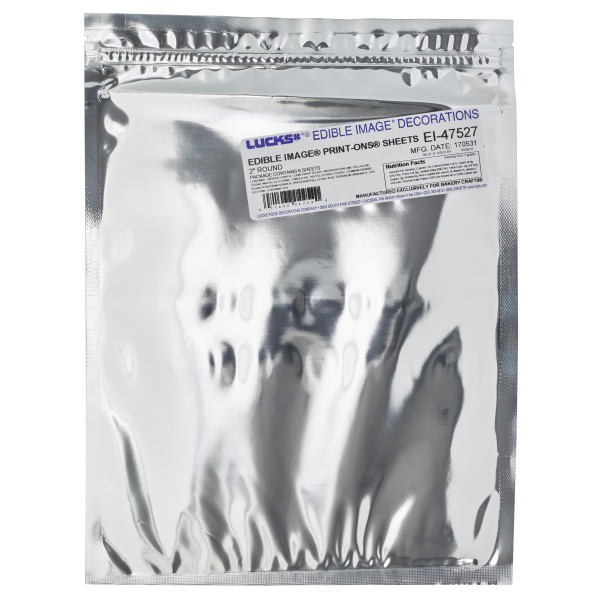 Lucks Copy Confection® Print-Ons®, 2" Circles Copy Confection® Edible Paper