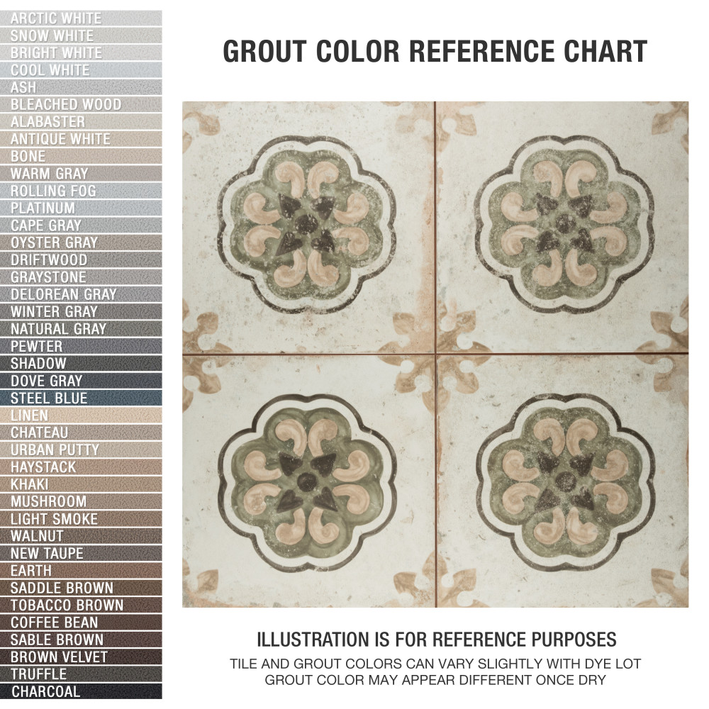 Kings Porto Flavia 17-5/8 in. x 17-5/8 in. Ceramic Floor and Wall Tile