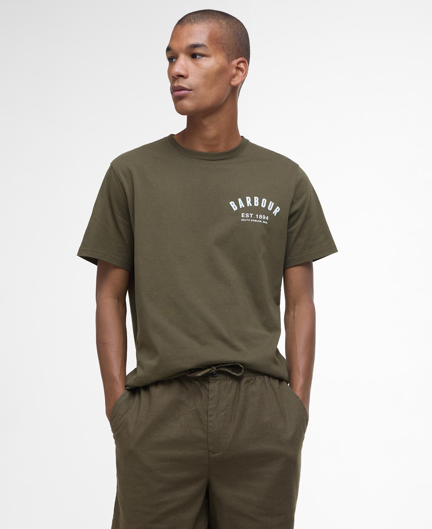 Cotton Linen Relaxed Shorts image number 3