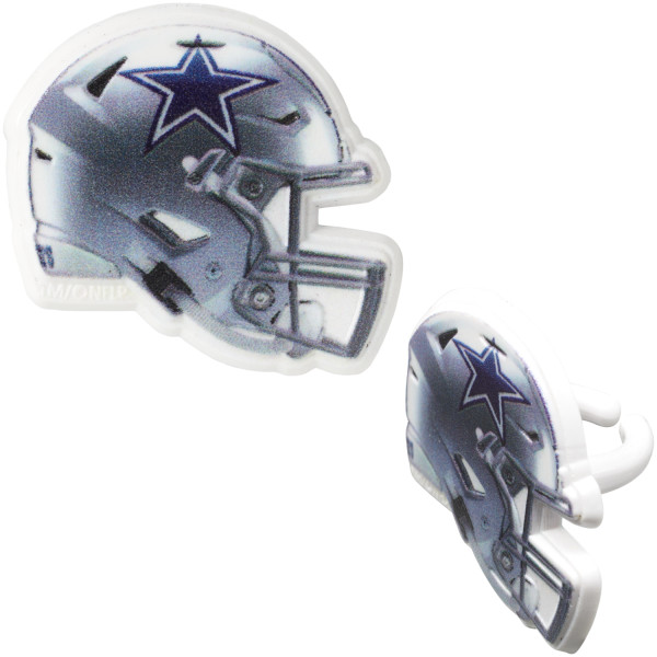 NFL Team Helmet Cupcake Rings