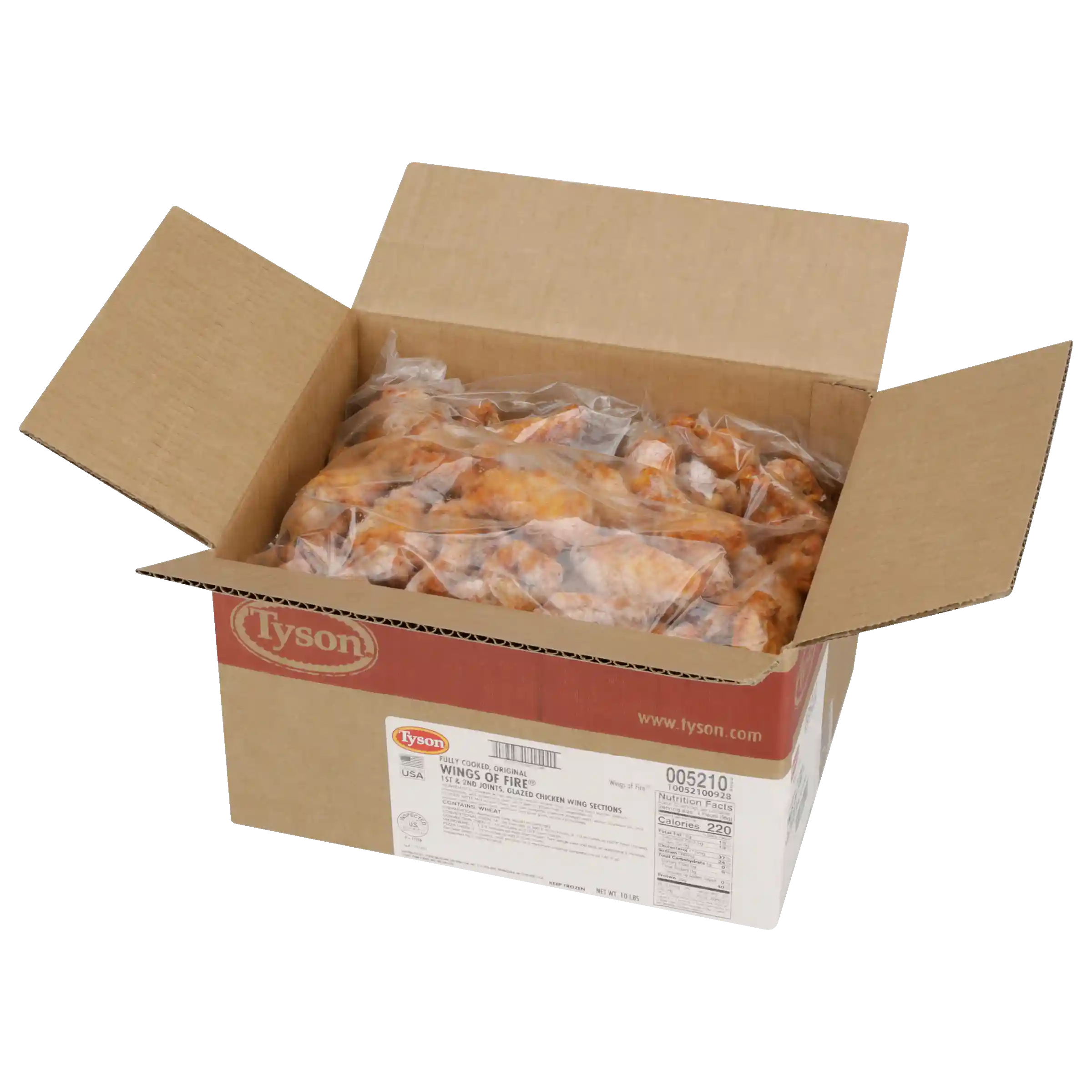 Tyson® Wings of Fire® Fully Cooked Glazed Bone-In Chicken Wing Sections, Small_image_31