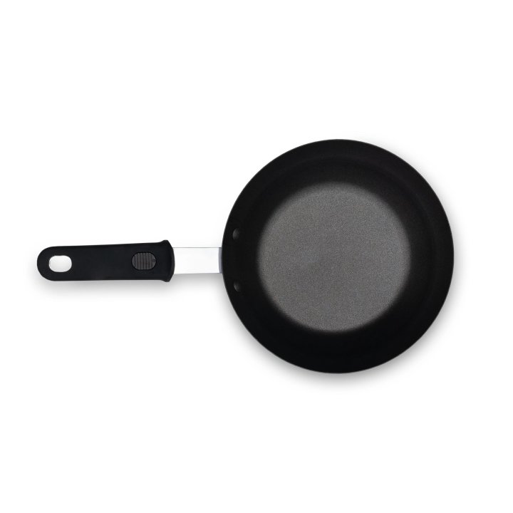 9 ⅜-inch carbon steel induction fry pan with SteelCoat x3™ nonstick coating and silicone handle