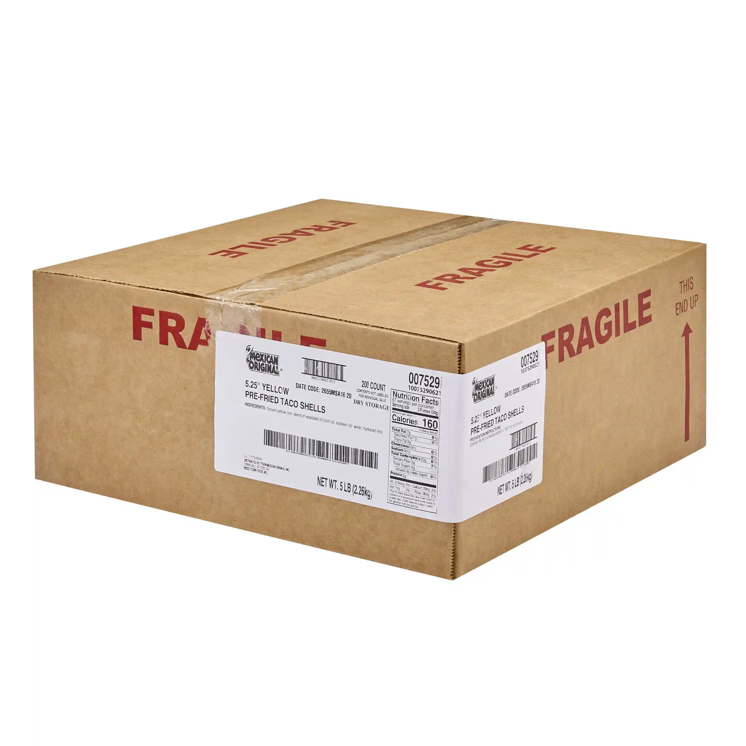 Mexican Original® 5.25" Yellow Taco Shells_image_5