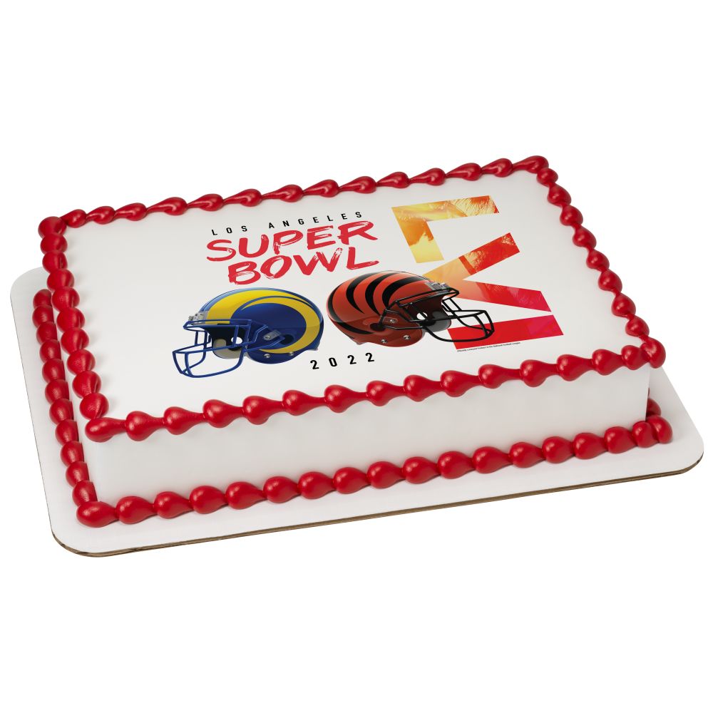 Image Cake NFL Super Bowl LVI Match-Up