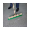 Boardwalk, 24in, Push Broom Head, Polyethylene Bristles, Green