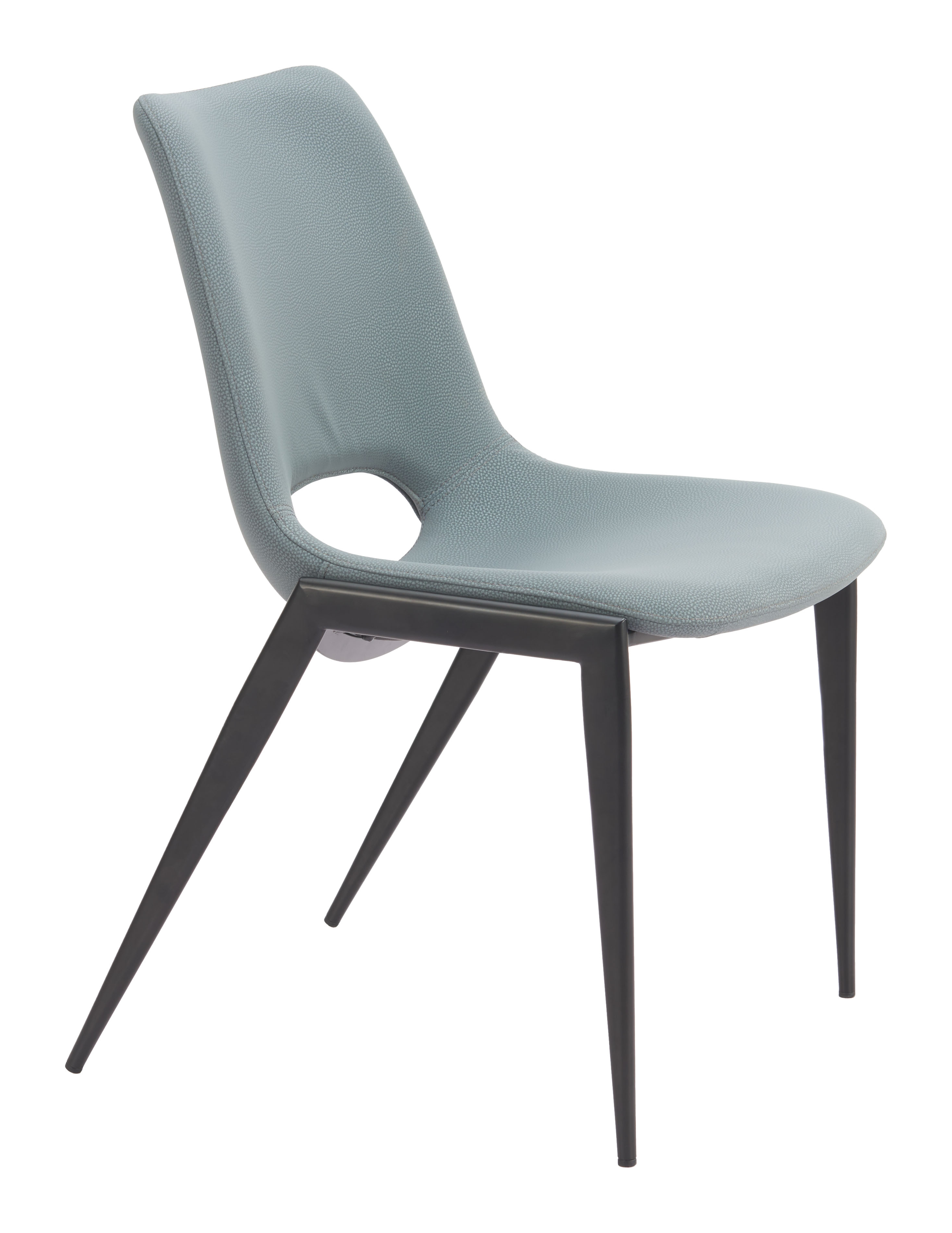 Desi Armless Dining Chair (Set of 2) Azure Gray product image