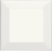 Delray White Caps 3×3 Beveled Trim Glossy (Double Glazed Edge)