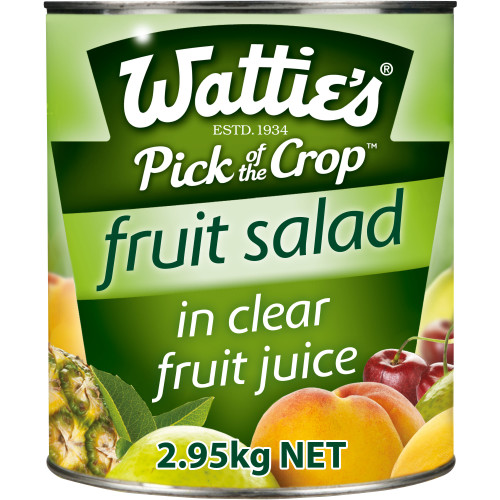  Wattie's® Fruit Salad in Clear Fruit Juice 2.95kg 