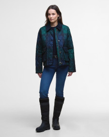 Giacca trapuntata Loudon in tartan 
