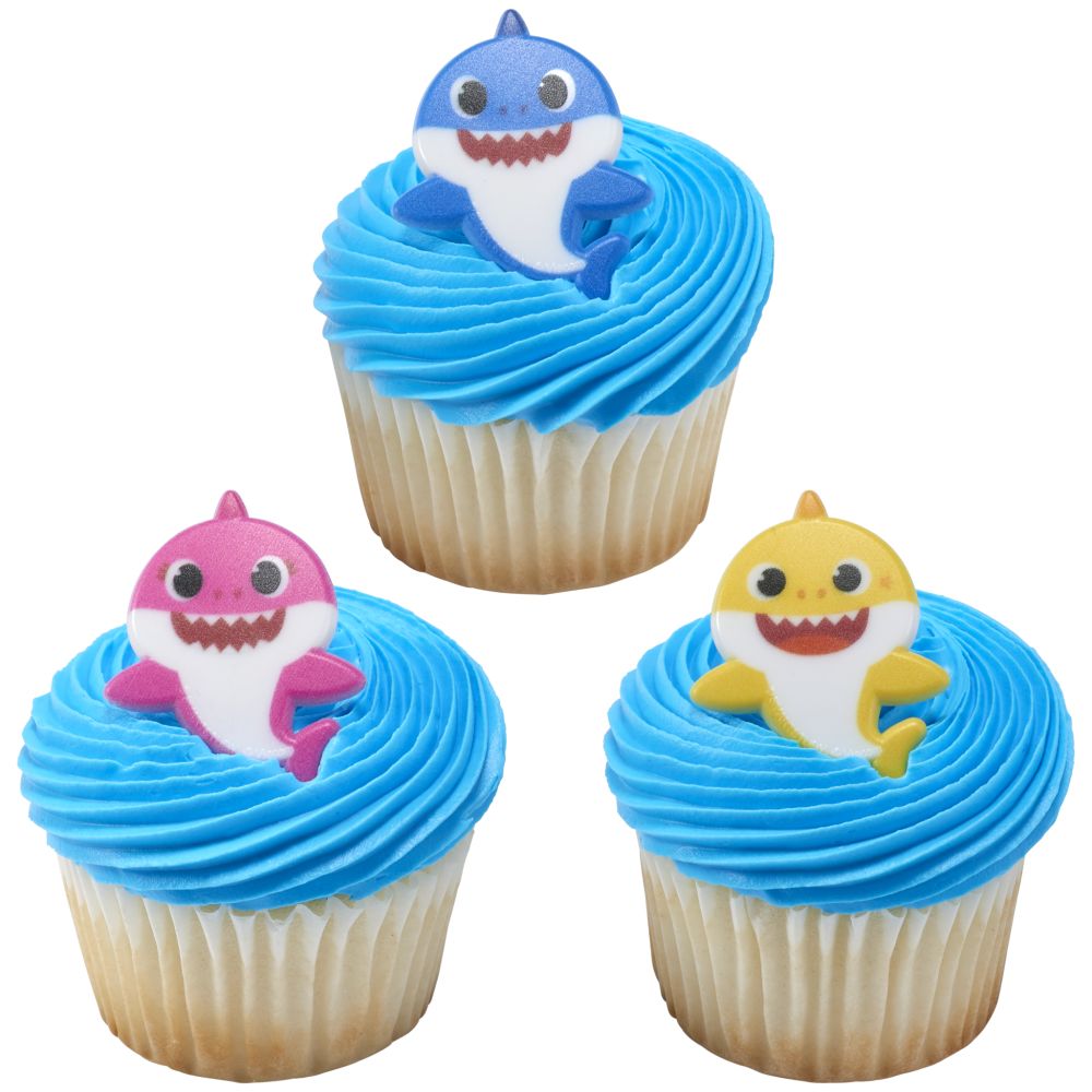 Image Cake Baby Shark Mommy, Daddy and Baby