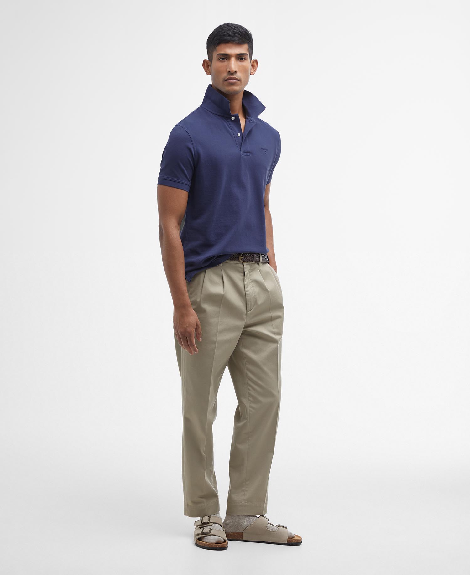 Washed-Out Sports Polo Shirt image number 1