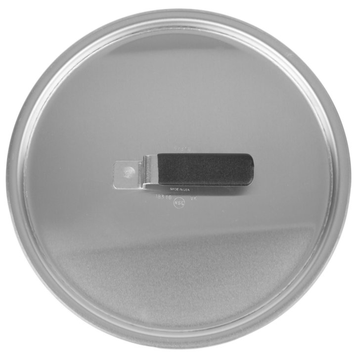 12-inch Wear-Ever® flat aluminum cover with dipped handle