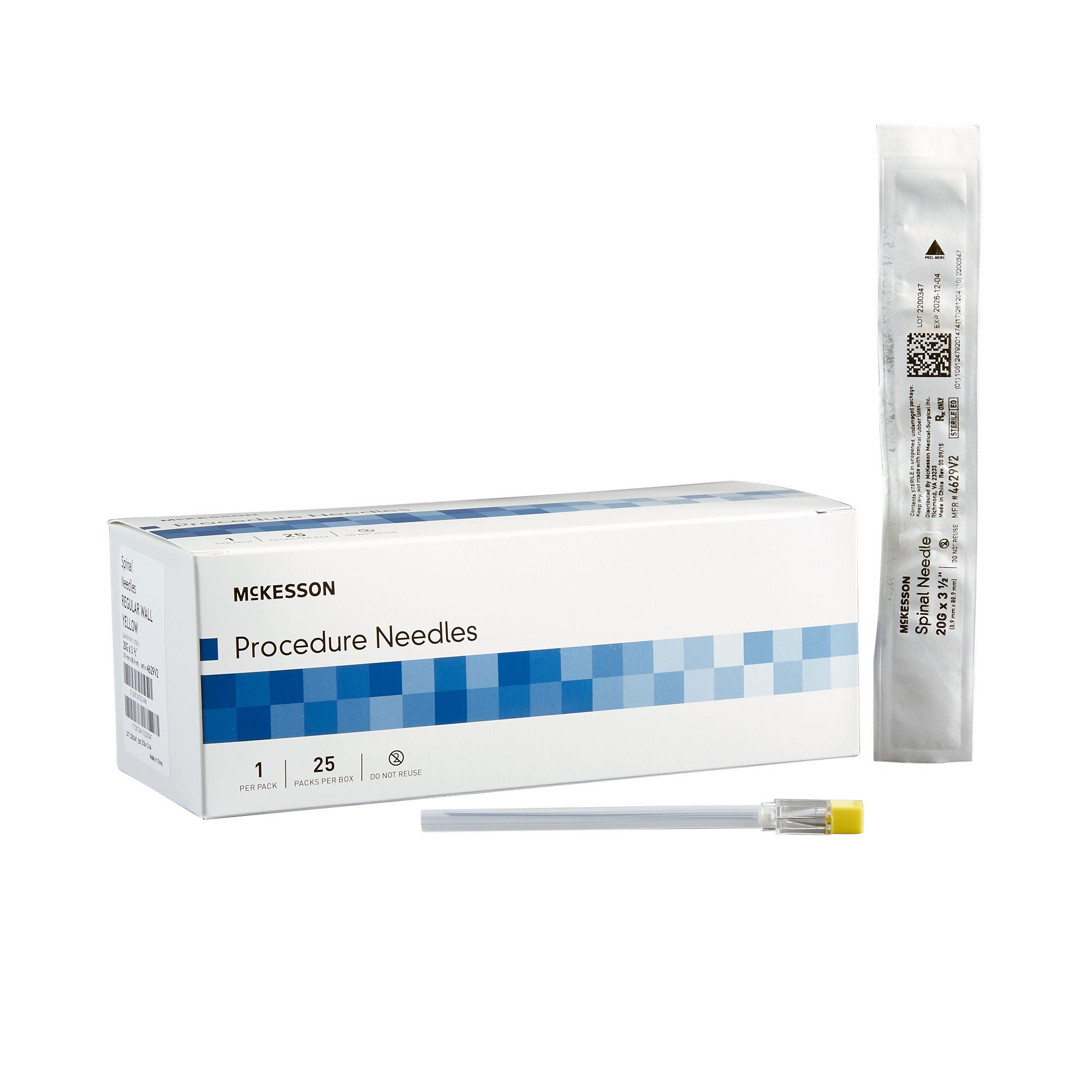McKesson Spinal Needle, 20 Gauge, 3-1/2 Inch