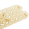 Third-size Super Pan® high-temperature plastic false bottom in amber