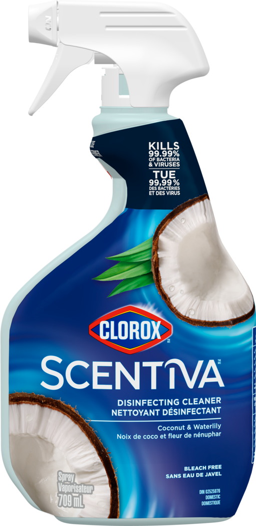 Scentiva™ Disinfecting Cleaner, Coconut & Waterlily, 709mL