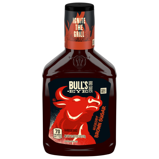 Bull's-Eye Brown Sugar & Hickory BBQ Sauce, 18 oz Bottle HICKORY BROWN SUGAR