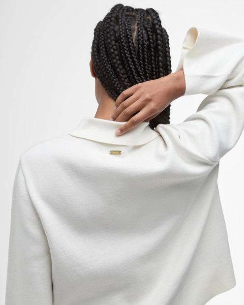 Alma Knitted Jacket Ecru/Oatmeal