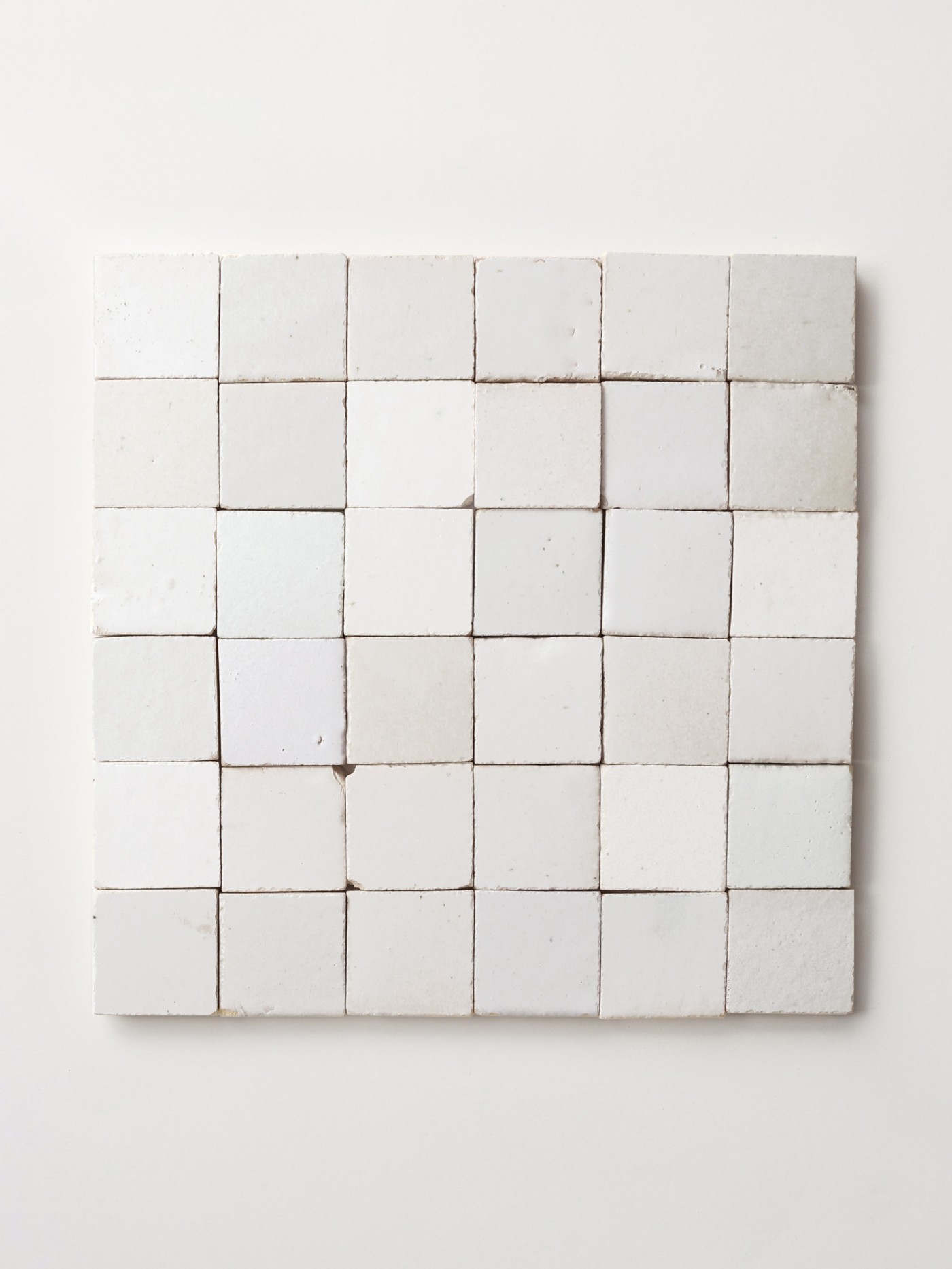 eastern elements | mochi white | mounted ~ 2"x2"x⅜"