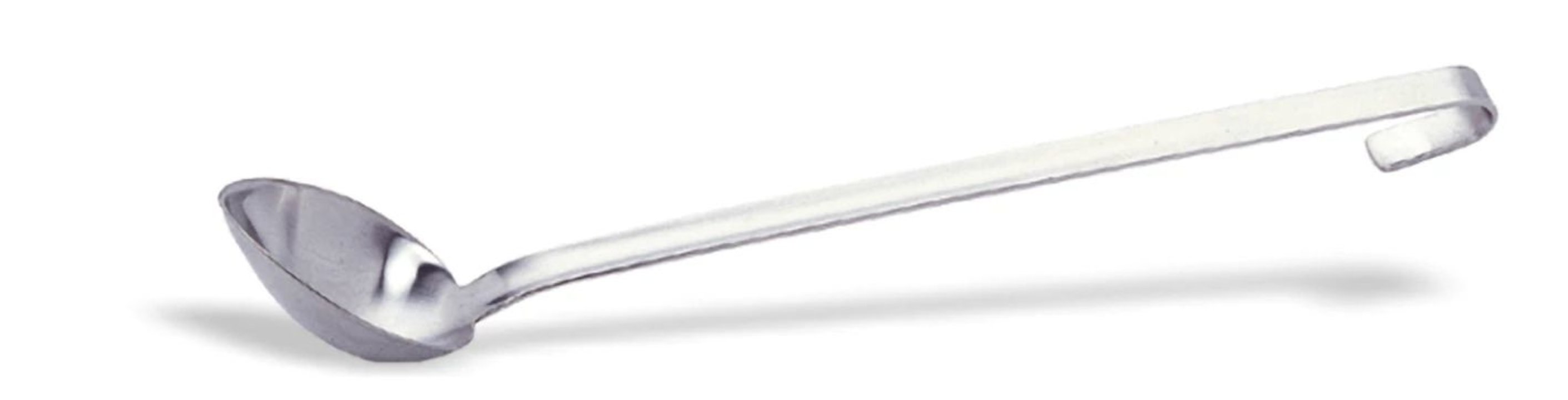 Cuchara honda monobloc profesional de acero inoxidable de 44 centímetros