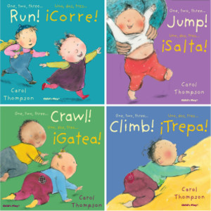 Little Movers Bilingual Books, Set of 4