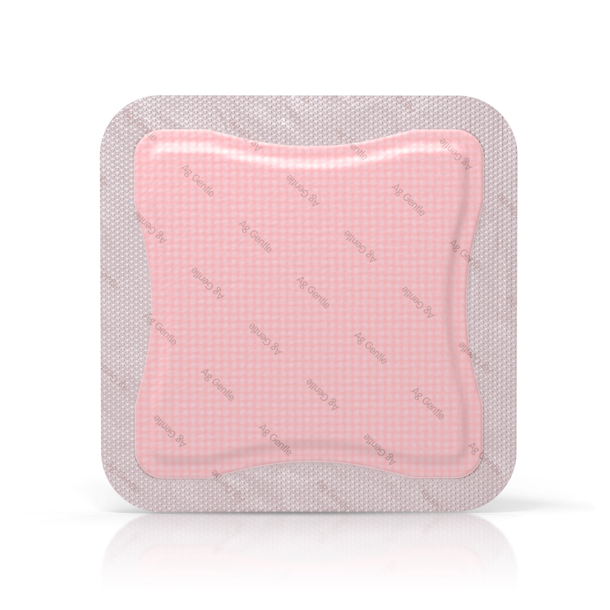 Allevyn Ag Gentle Border Silver Foam Dressing, 7 x 7 Inch