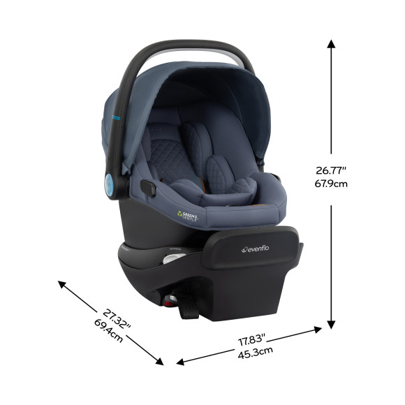 Revolve180 LiteMax NXT Rotating Infant Car Seat with SensorySoothe Specifications