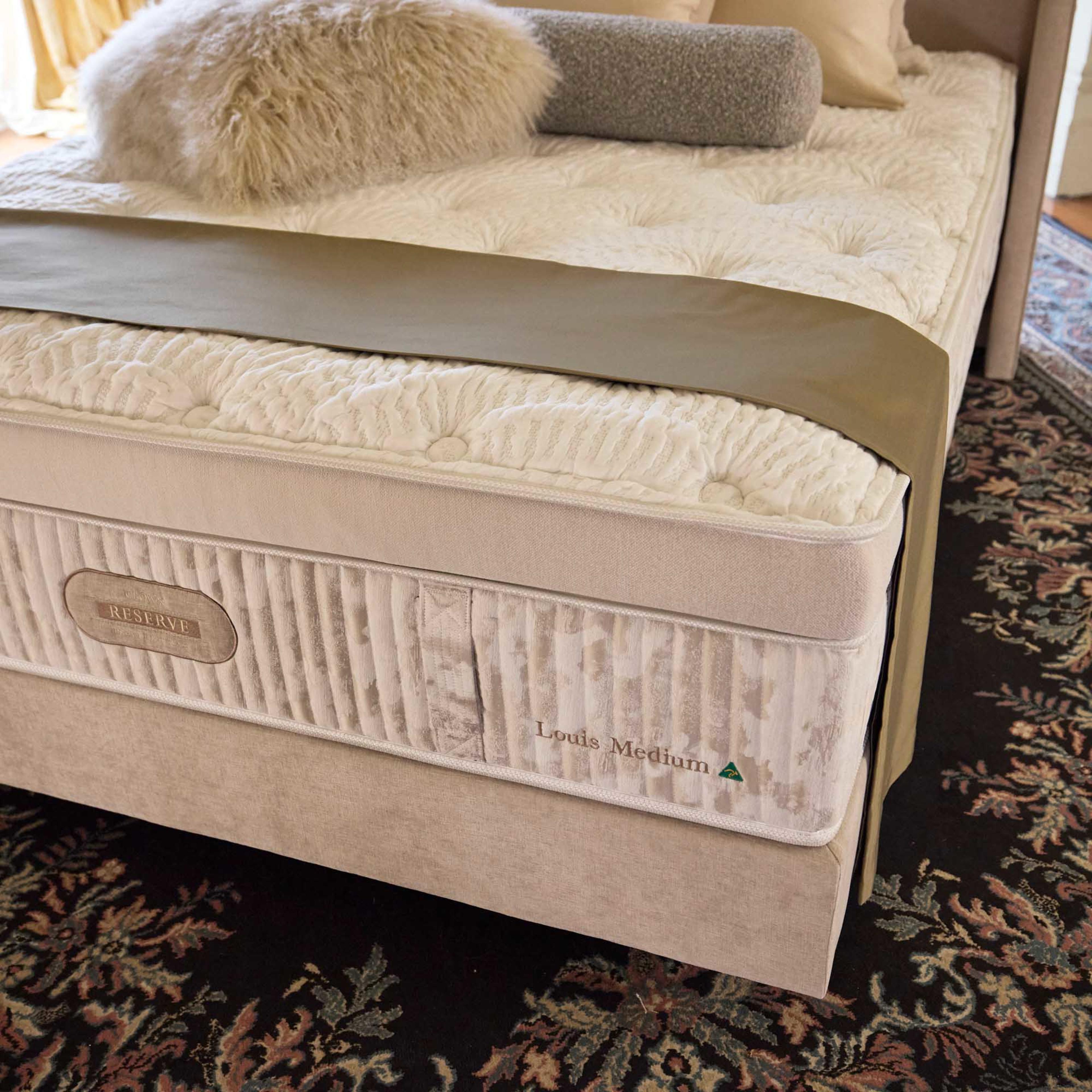 Detail image of the  Crown Posture Bedding Reserve Louis Mattress, Medium from Forty Winks
