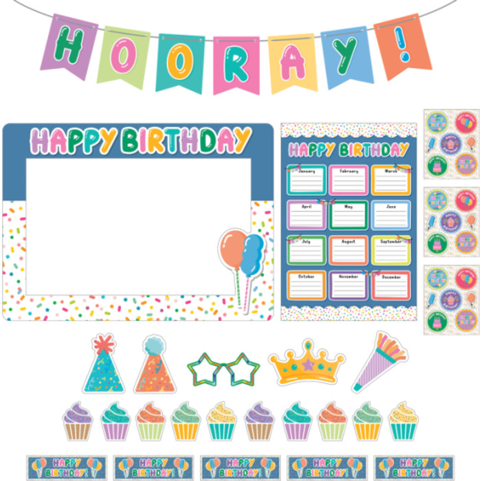 Birthday Decoration Set, 92 Pieces