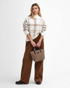 Deanna Tartan High-Neck Jumper 