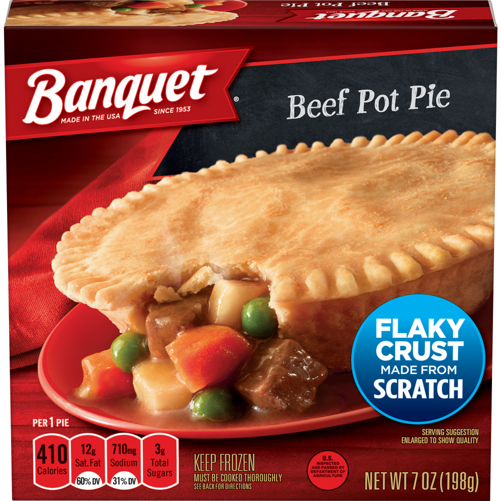 BANQUET Beef Pot Pie For Dollar General Conagra Foodservice