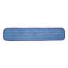 Hillyard, HD Microfiber Hook & Loop Wet Mop Pad, 18"W, Blue