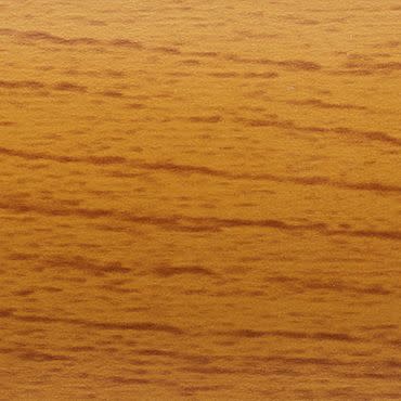 Horizontal-grained light oak wooden surface displaying fine dark streaks; smooth finish reflecting warm even light; close-up view with no surrounding objects or visible edges, emphasizing texture and color.