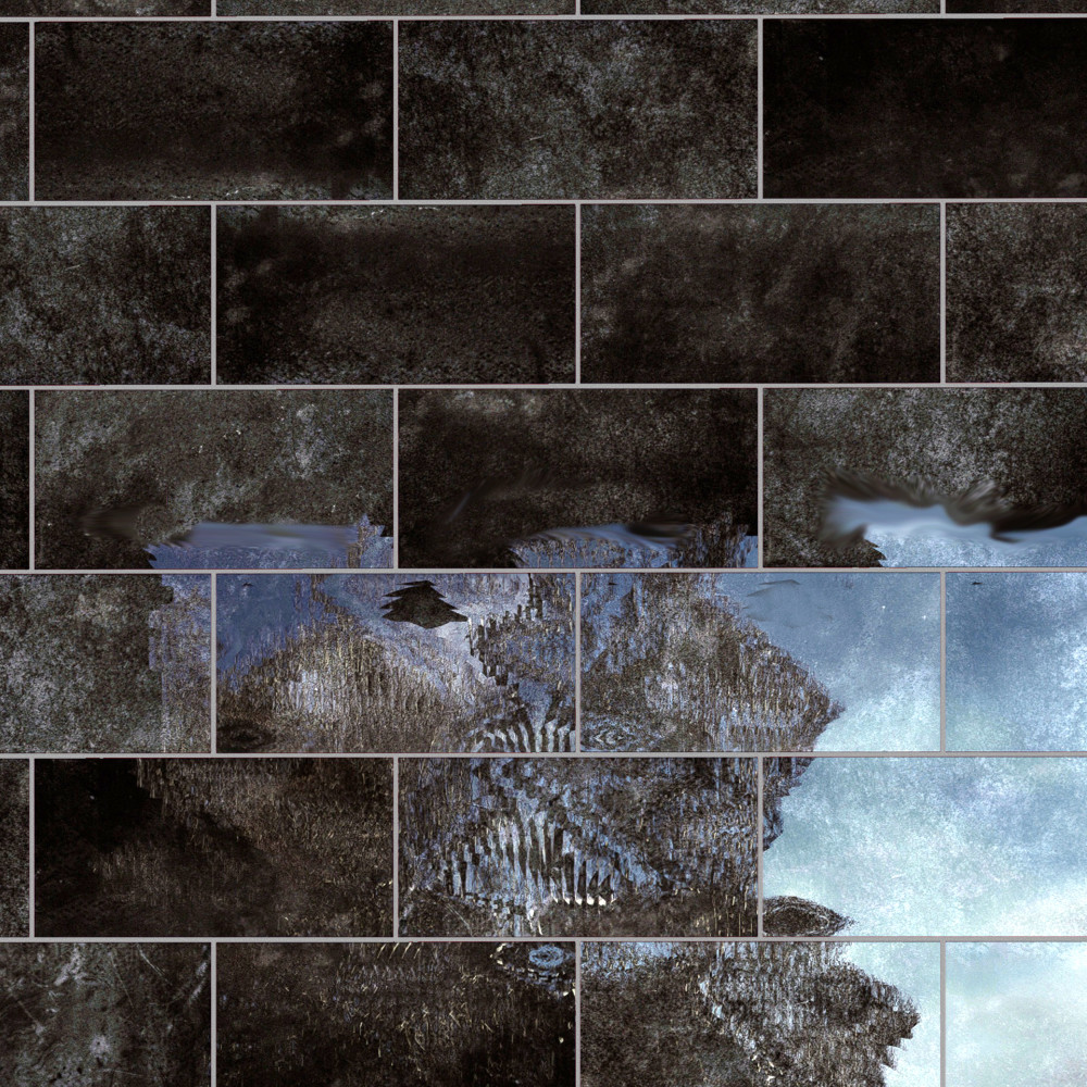 Camden Nero 4 in. x 8 in. Ceramic Wall Tile