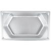 Full-size 4-inch-deep Super Pan® stainless steel super shape hexagon wild pan