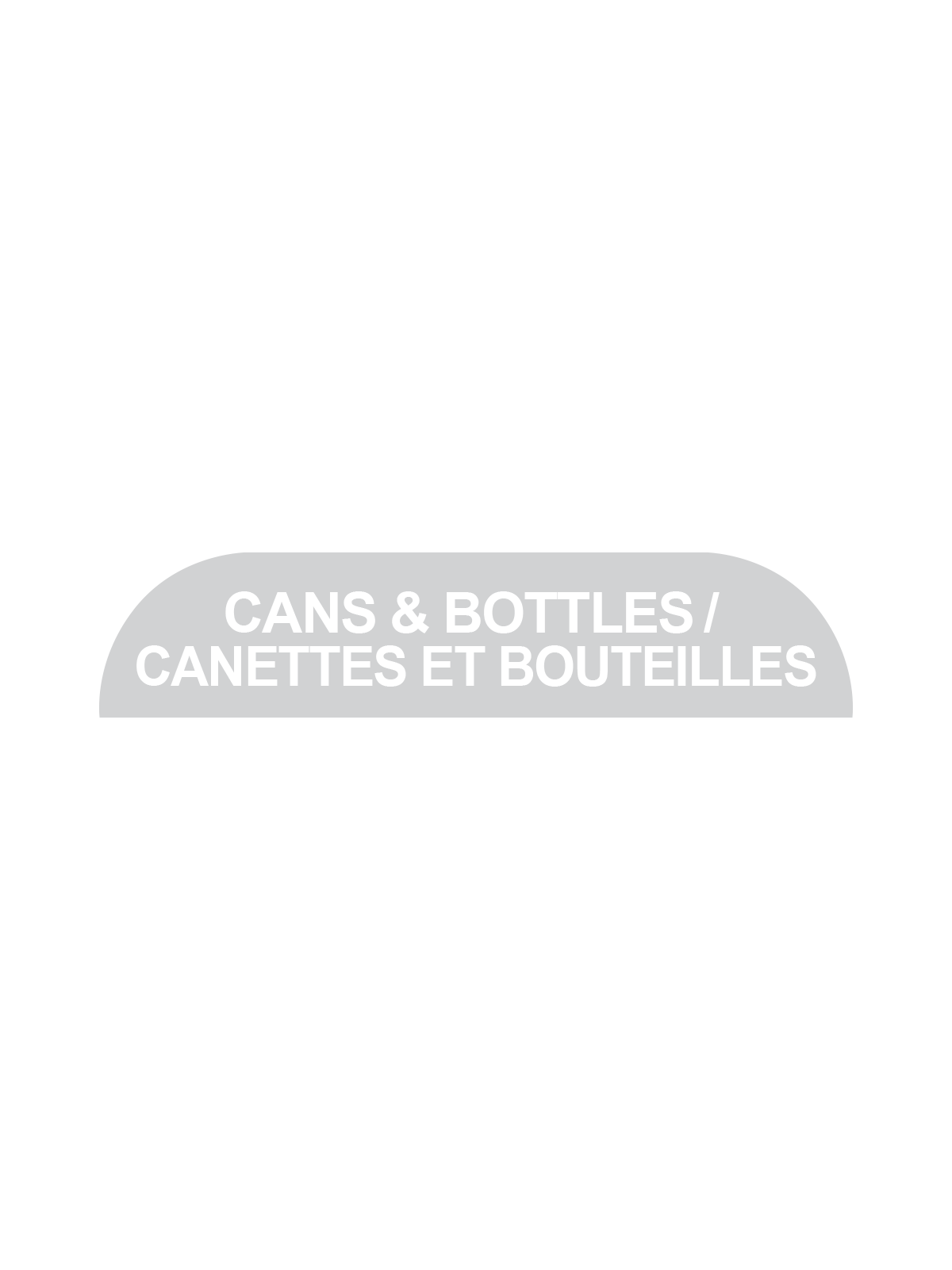 BILLI BOX – Label – Cans & Bottles-Canettes et Bouteilles – Clear-White