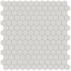 Studio French Gray 1″ Hexagon Mosaic Matte