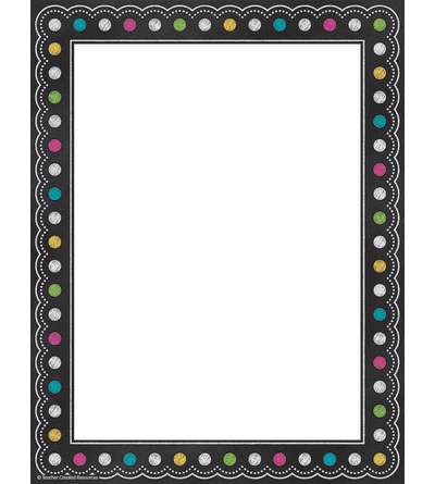 Chalkboard Brights Computer Paper