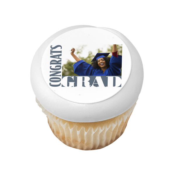 Congrats Grad PhotoCake® Edible Image® Frame