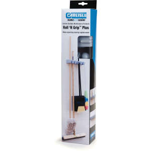 Carlisle, Roll 'N Grip™ 16.5" Roll ’N Grip Plus Broom & Brush Holder 16.5", Gray