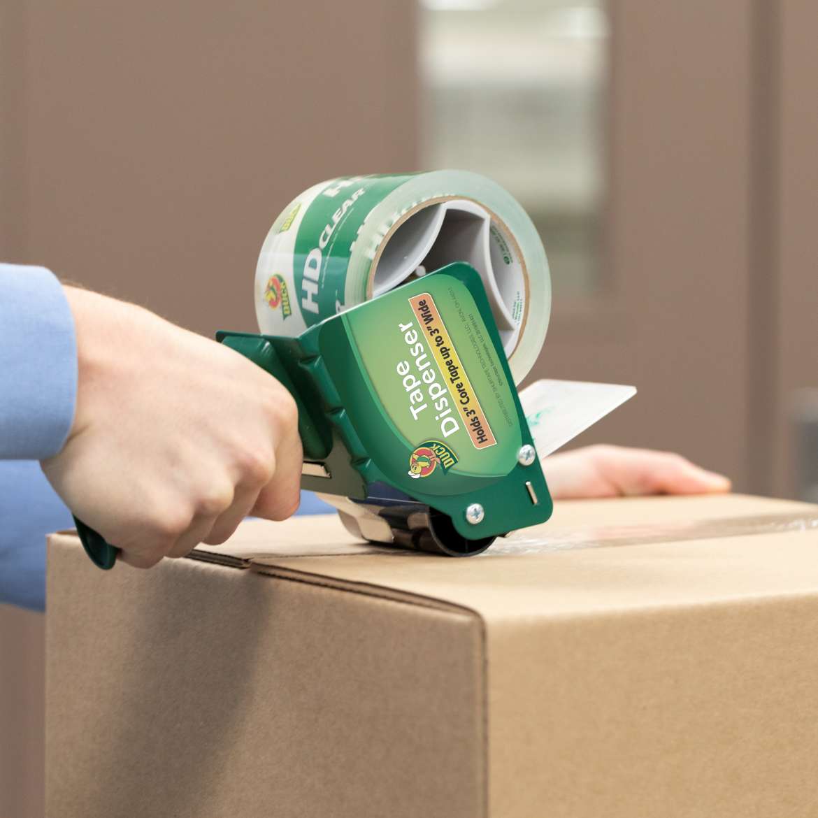 Tape Dispenser Gun for Packing, Shipping 3 in. Duck Brand