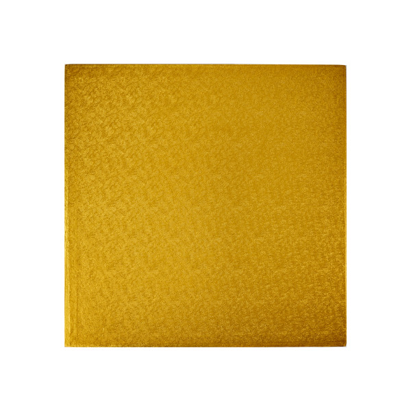16" Square Gold Foil Cake Board
