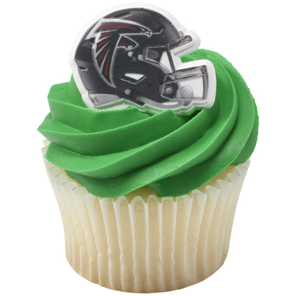 NFL Team Helmet Cupcake Rings