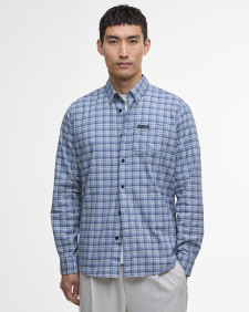 Hawks Regular Long-Sleeved Oxford Shirt Washed Blue