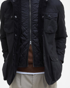 Ogston Waxed Jacket Black-Classic