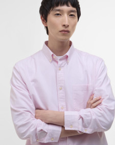Striped Dunand Oversized Oxford Shirt Classic Pink