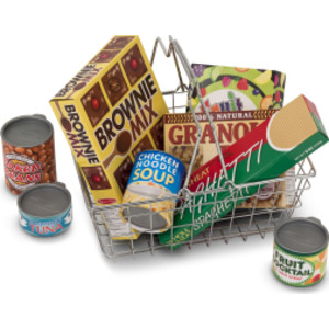 Let's Play House! Grocery Basket with Play Food